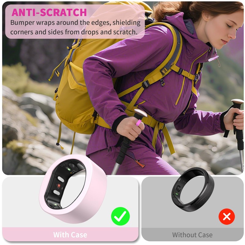 8 Pack Ring Case Cover for RingConn Gen 2/2 Air,