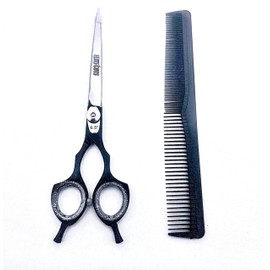 Hair Scissors Elite Cuts 6.5 Inch Japanese J2 Black-Stainless Steel 420C