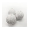 DARO DEKO Christmas Baubles with Snow Diameter 7 cm –