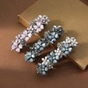 IUDWCG - 3 Pcs French Crystal Hair Clip Elegant Hair
