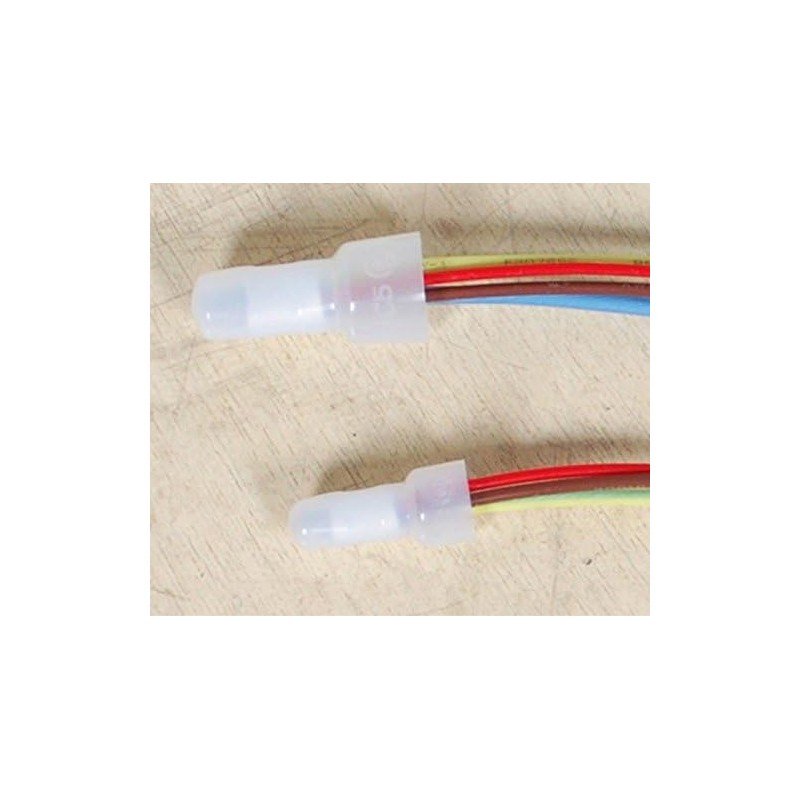 Rextin 1000pcs CE2 Closed End Wire Crimp Connectors Protective Wire
