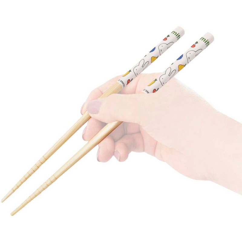 Skater ANT4 Bamboo Safety Chopsticks, 8.3 inches (21 cm), Miffy