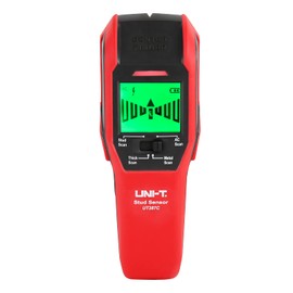 UNI-T UT387C Stud Finder Sensor Wall Scanner, 4 in 1 Electric Wood Detector Center Positioning Finding with LCD Display Buzzer LED Warning 4 Scan Modes for Wood Stud Metal Live AC Wire Deep Detection