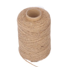 984 Ft Jute Twine 300m Long Jute Twine 1mm Single Strand Protective Twine for Jewelry Making DIY Crafts Wall Hanging Art Home Party Decoration Twine