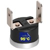 Thermostat with Fixed Interruption NC Temperature Limiter 95°C Vertical Fastons