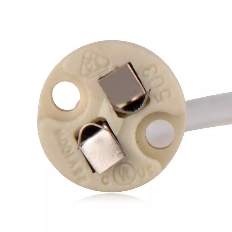 YI LIGHTING Mini Bi-Pin Socket Holder for Light Bulbs with