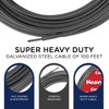 Strata 100 Feet Clothesline Outdoor Super Heavy Duty Galvanized Wire