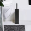 WENKO Olmedo Toilet Brush Holder Stainless Steel Closed Stand 8.5