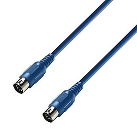 Adam Hall 3 Star Series MIDI Cable, blue