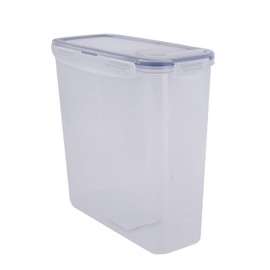 Lock & Lock HPL713 Rectangular Storage Container with Flip Top Lid - Clear/Blue, 3.4 L