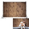 Rustic Wood Backdrop for Photography 10x8ft Fabric Wooden Backdrops for