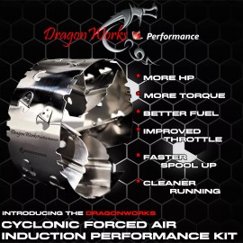 DragonWorks Performance Fits Eagle All Models Performance Intake Fuel Savers Kit 2.0"-2.2" Size 2