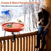 Lovppy Heated Bird Baths for Outdoors for Winter, 100W Heated