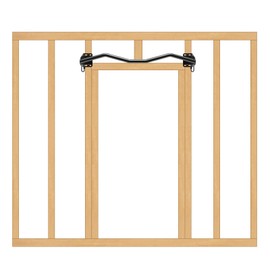 Kipika 36" Wall Mount Pull-Up Bar - Durable Steel, Anti-Corrosion - Multifunctional Home Gym