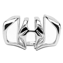 JWJP&CCYIQI Future Design Wrap Lip Cuff Copper Non-Piercing Punk Face Jewelry