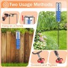 Brand: WANTELFOR Rain Gauge Outdoor,7" Large Plastic Gauges Outdoors Best...