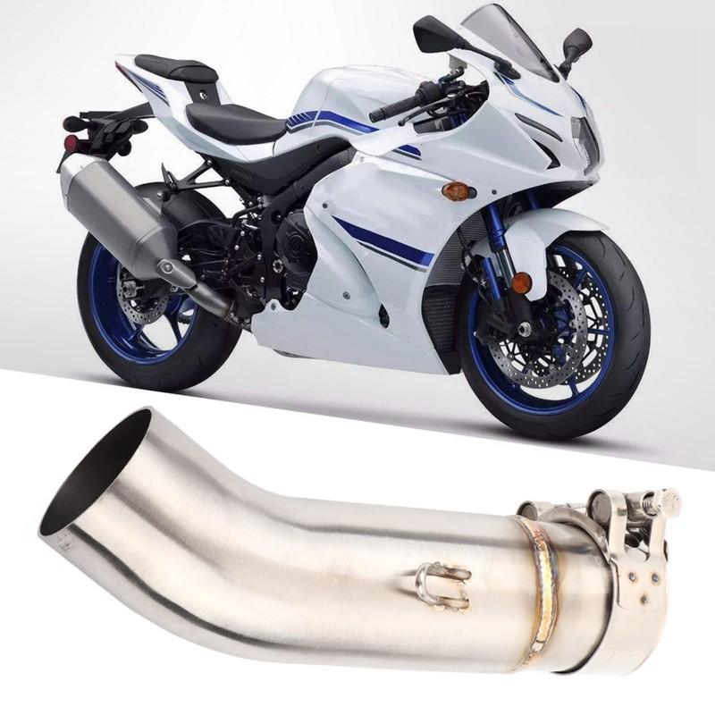 Motorcycle Exhaust Connecter Half MidPipe Fits for Suzuki GSXR 600