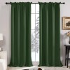 Deconovo Store 2 Cortina Forro Blackout Aislamiento Térmico Ruido 132x274cm