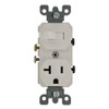 Leviton 5335 20 Amp, 120 Volt, Duplex Style Combination Single