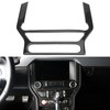 Carbon Fiber Multimedia Center Console Panel Decorative Trim Sticker for