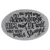 Angelstar Proverb Pocket Stone-Acknowledge Him, Multicolored