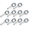 10 Pcs Gym Pulley Machine Cable Eyelet Terminal Interface Port,