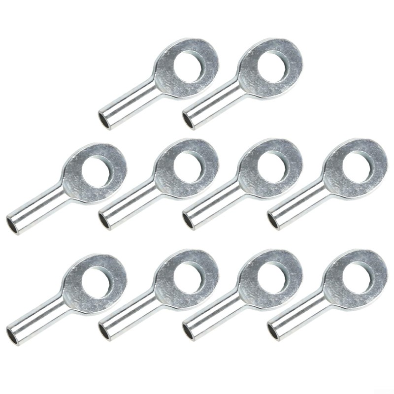 10 Pcs Gym Pulley Machine Cable Eyelet Terminal Interface Port,