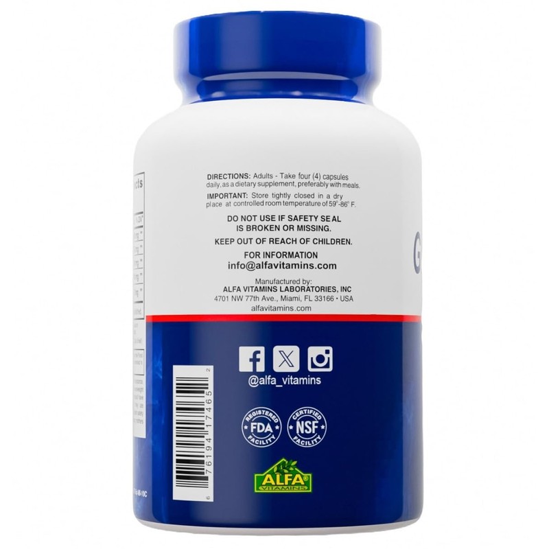 ALFLEXIL Premium Glucosamine & Chondroitin Nutritional Supplement - Healthy Joint,