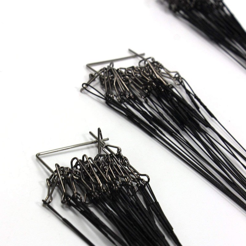 Stainless Steel Wire Leader for Fishing with Swivels and Snaps