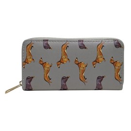 GFM® Womens Dogs Pattern Purse Wallet (PRS-DG-Dachshunds-5048-A)
