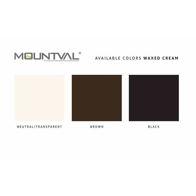 Mountval Waxed Cream, Nourishing And Waterproofing Cream For Leather Trekking