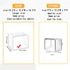 GETCK Acrylic Kids Step Stool 13" W - Water-Resistant Bathroom