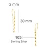 SOFIA MILANI - Women's Earrings 925 Silver - Twisted Earrings,