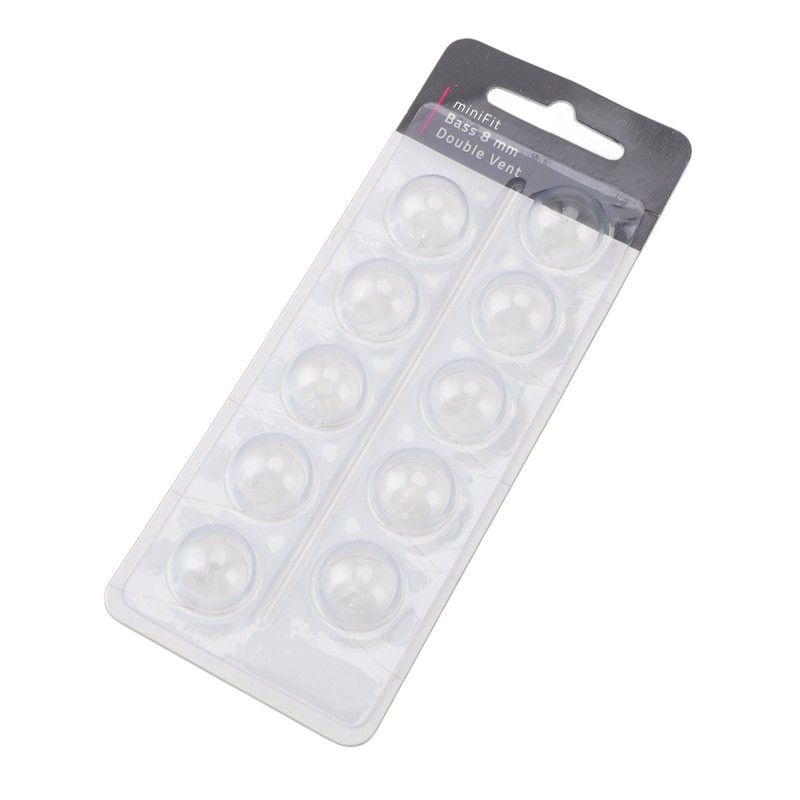10pcs Double Vent Bass Dome Accessory Single Layer Double Vent