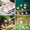 UHOMENY Mini Resin Ducks with 7 styles 56pcs Tiny Ducks
