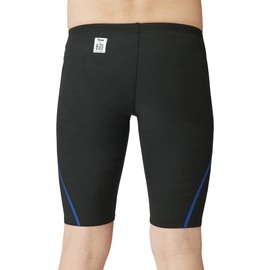 FINA Approved, arena R140 ARN-1011MJ Racing, Boys, AquaFORCE Fusion Tri, Junior Half Spats, Black x Black (BKBU)