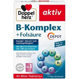 Doppelherz B Complex + Folic Acid Pack of 45