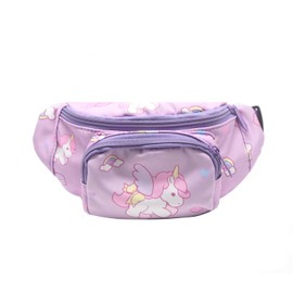 Cute Unicorn Kids Fanny Pack Crossbody Sling Bag Waist Pack Belt Bag for Toddler Girls Boys