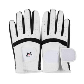 MAZEL Golf Gloves for Kids Junior Kids Ambidextrous Golf Gloves 1 Set (White, M)