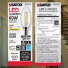 Satco Lighting S21273-5.5 Watt B11 LED Clear Dimmable Light Bulbs