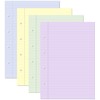 A4 Refill Pack Assorted Colour Lined Notepapers Dyslexia Tinted Writing