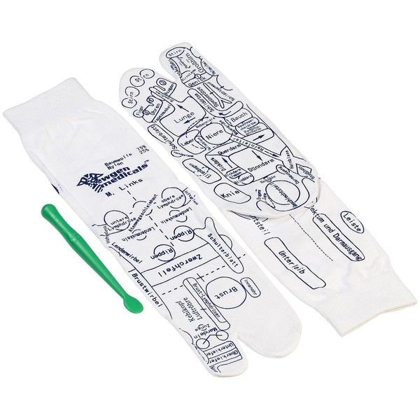 newgen medicals Pressure Point Socks: Pressure Point Socks for Foot Reflexology Massage, Size 5-7 (Acupressure Socks, Massage Socks, Reflexology, Foot Massager)