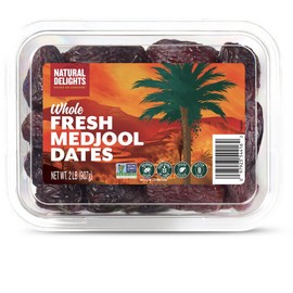 Food To Live Medjool Dates, Non-GMO Verified - Raw, Vegan 2 LB (907 Grams)