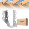 LukLoy 10 Pack 2x4 Joist Hanger 20 Gauge Galvanizing Face