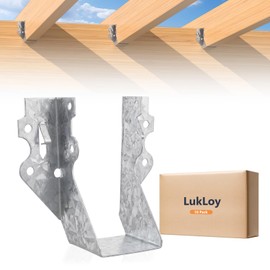 LukLoy 10 Pack 2x4 Joist Hanger 20 Gauge Galvanizing Face Mount Joist Hangers for Wood