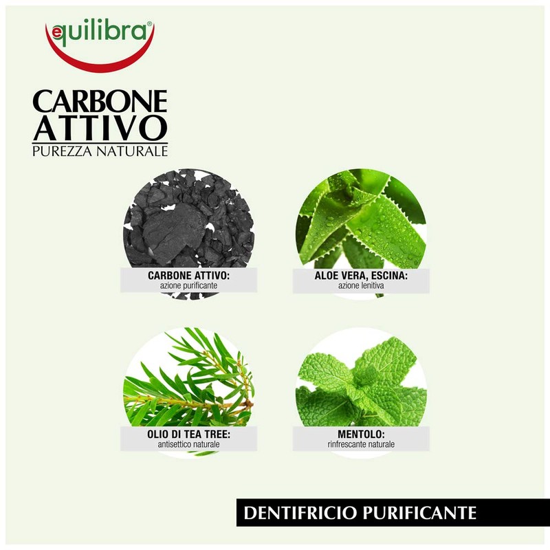 Carbone Attivo Charcoal Cleansing Toothpaste 75 ml