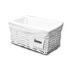 Arpan Small White Wicker Gift Hamper Storage Basket with White
