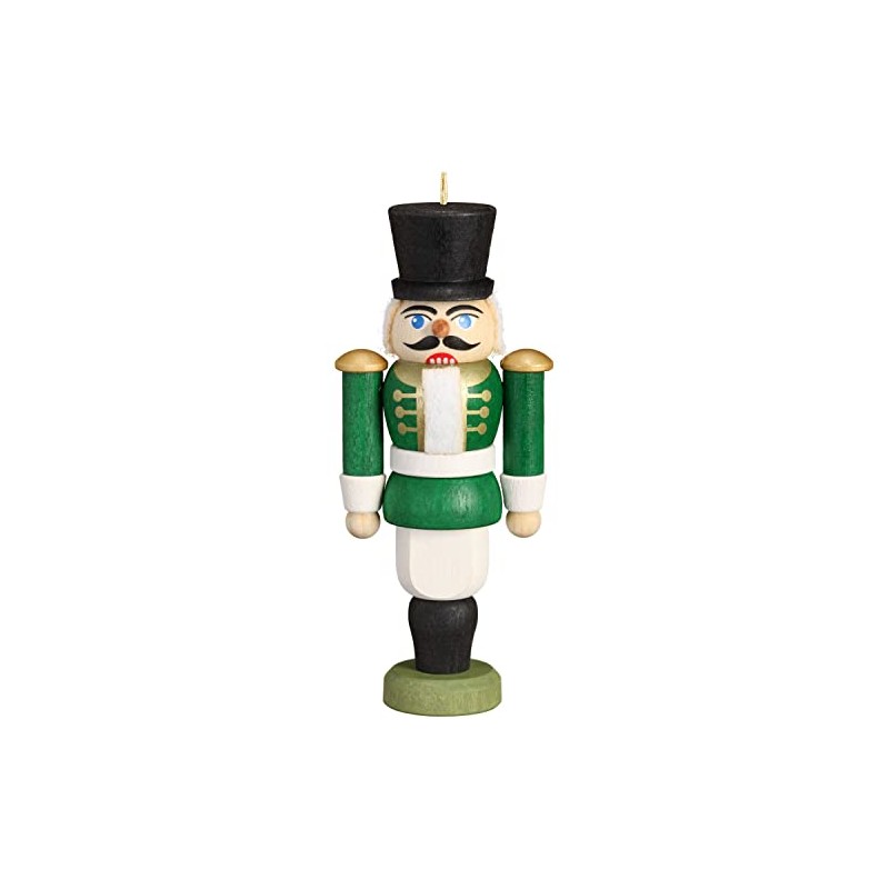 Miniature Nutcracker Hussar Green