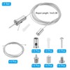 PATIKIL Ceiling Hanging Wire Cable Kit, 2m/6.6ft 4 Set Adjustable
