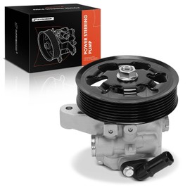 A-Premium Power Steering Pump, with Pulley, Compatible with Honda CR-V 2002 2005-2011, Accord 2006-2007, Element 2006-2011 & Acura RDX 2007-2012, TSX 2006-2008, RSX 2002-2006, 2.0L 2.3L 2.4L